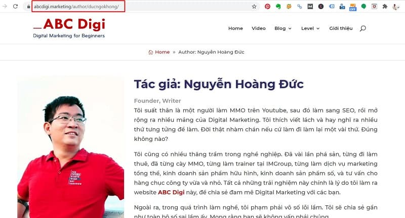 Hình ảnh 3 Nhóm Yếu Tố SEO Quan Trọng Nhất 2021 22 trang thông tin tác giả