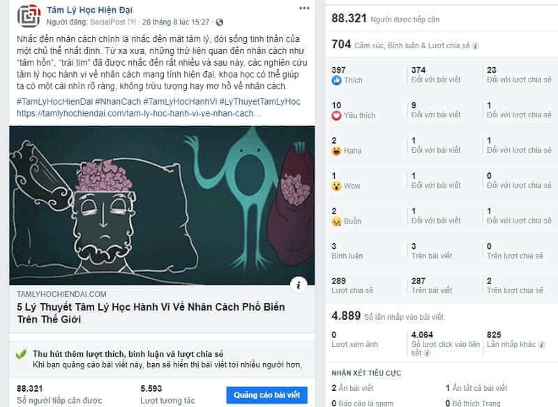 Nội dung đúng với chủ đề của page