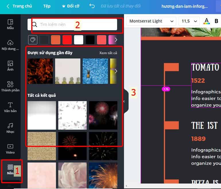 chọn hình nền tăng thêm sinh động