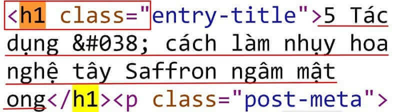 Hình ảnh 6 bước & checklist Tối ưu On-page Bài Viết SEO khi post lên website 47 thẻ heading 01 - h1