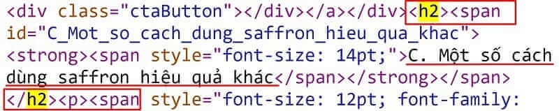 Hình ảnh 6 bước & checklist Tối ưu On-page Bài Viết SEO khi post lên website 48 thẻ heading 02 - h2
