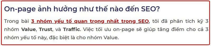 Hình ảnh 6 bước & checklist Tối ưu On-page Bài Viết SEO khi post lên website 51 dùng anchor text hợp lý