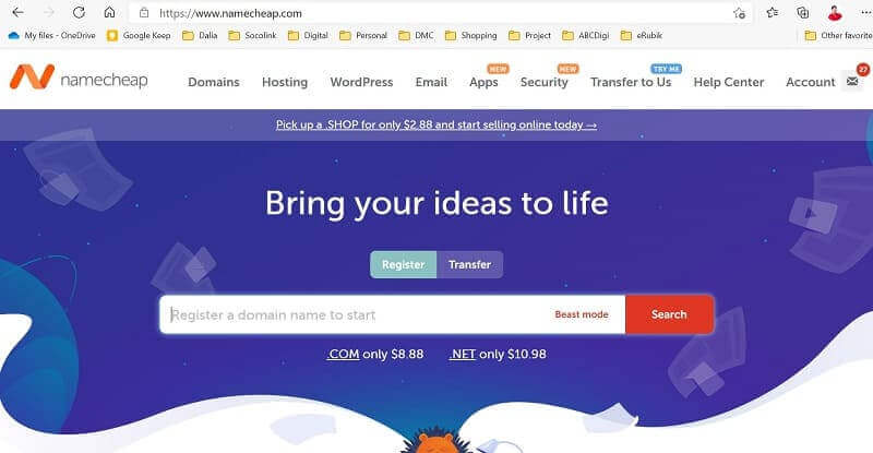 Hình ảnh Domain là gì? Hướng dẫn toàn tập cách chọn Tên Miền Website 15 namecheap là nơi tôi hay mua domain quốc tế