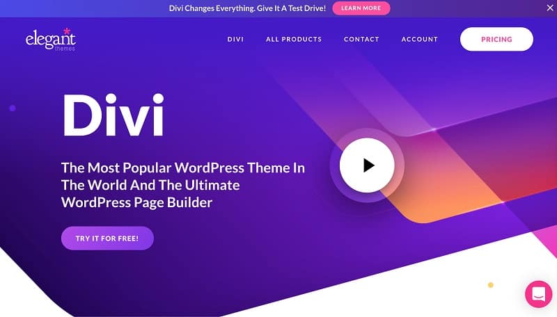 Hình ảnh 7 Sự Thật cần biết về Wordpress trước khi làm Website 14 Theme Divi làm website wordpress rất tốt