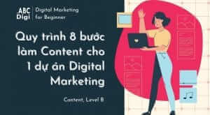 quy trình 8 bước làm content cho 1 dự án digital marketing