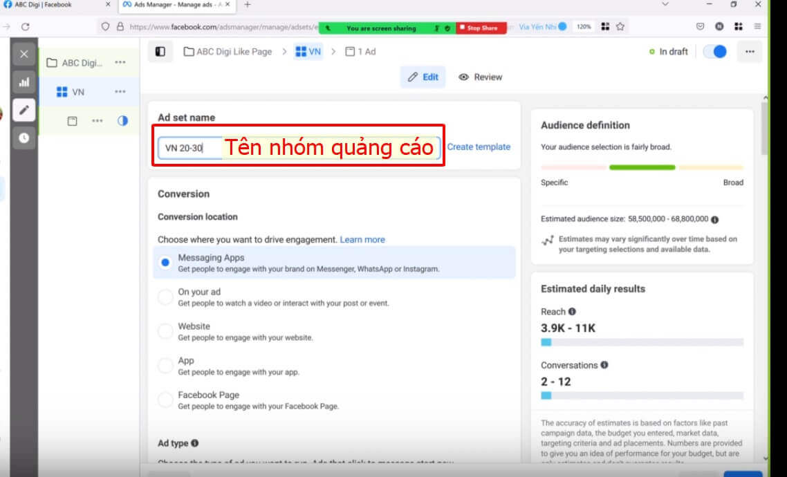 tao nhom quang cao 1