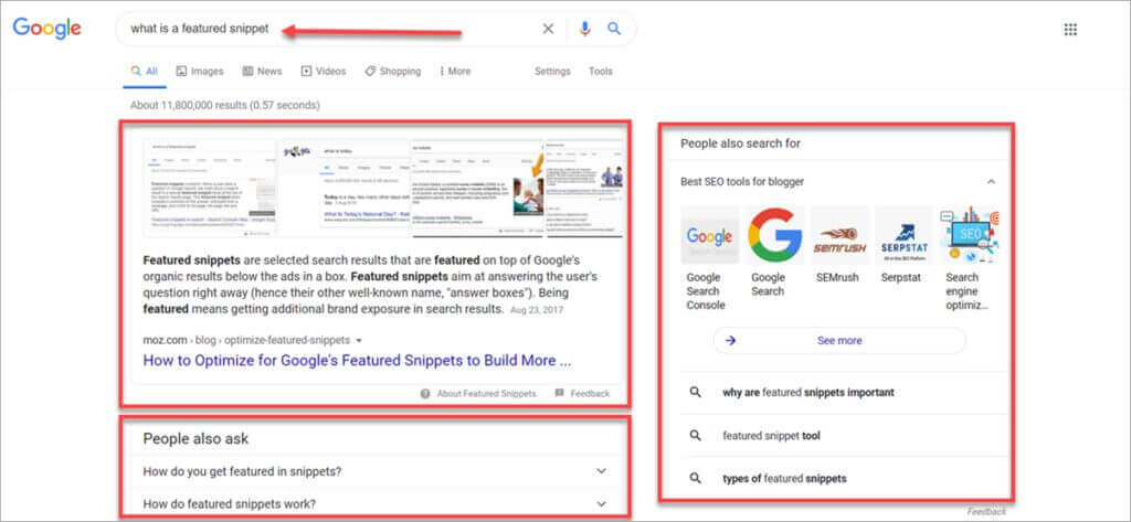 Hình ảnh Dự Đoán 7 Xu Hướng SEO Hiệu Quả Năm 2022 7 featured snippets 1024x473 1