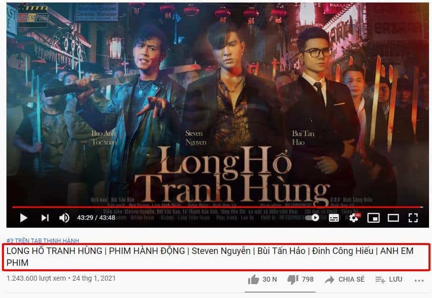 tiêu đề hấp dẫn người xem