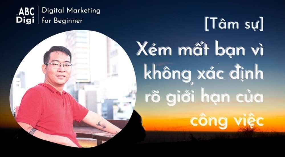 tâm sự giới hạn của công việc