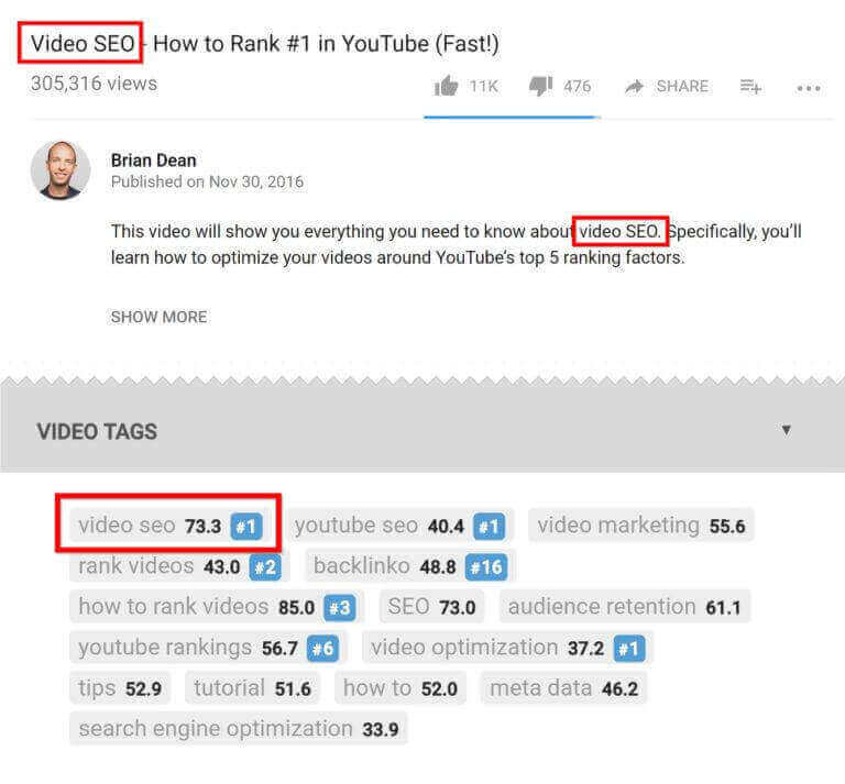 Hình ảnh 5 Công Cụ Nghiên Cứu & 7 Cách Tối Ưu Tags Để SEO Video YouTube 26 tu khoa tren title description video tags