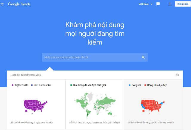 Google trends là một công cụ miễn phí với chất lượng của một công cụ tính phí mà Marketer nào cũng nên biết