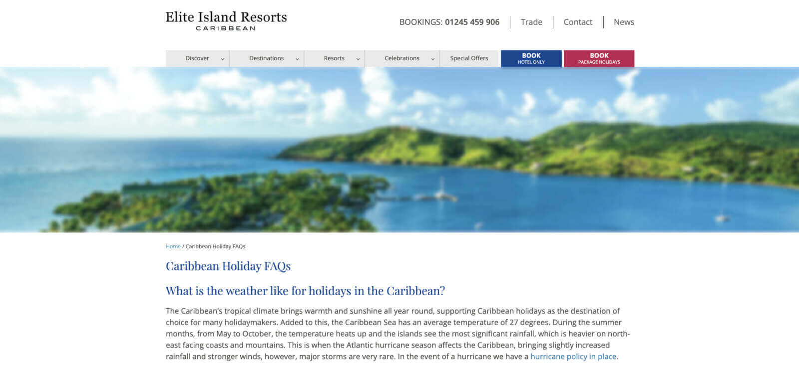 Trang FAQ của Elite Island