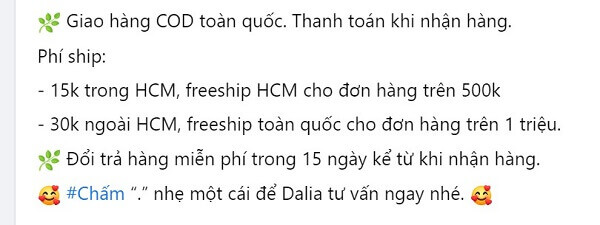 Chinh sach ban hang