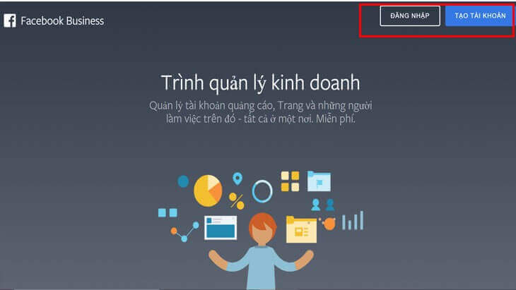 Tao tai khoan Quang Cao Facebook don gian chi trong 1 phut 7