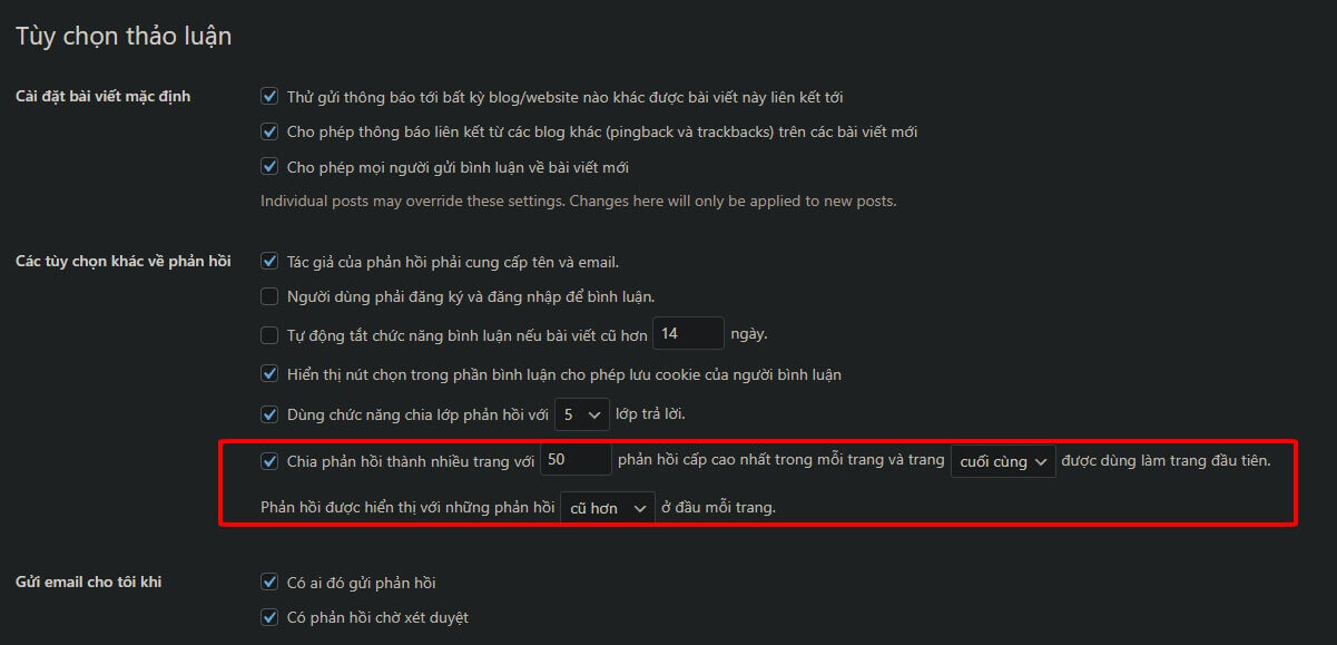 Hình ảnh 04 Bước Và 11 Nguyên Tắc Tăng Tốc Độ & Hiệu Suất Website WordPress 32 Chia Binh luan thanh Cac Trang rieng1