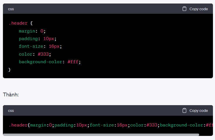 Hình ảnh 04 Bước Và 11 Nguyên Tắc Tăng Tốc Độ & Hiệu Suất Website WordPress 41 Minify CSS va HTML