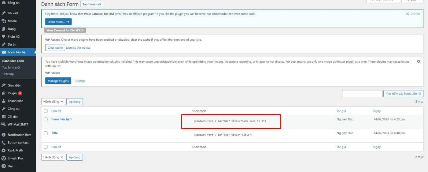 Hình ảnh Hướng Dẫn Cài Đặt Và Sử Dụng Contact Form 7 Trên WordPress 19 code contact form 7