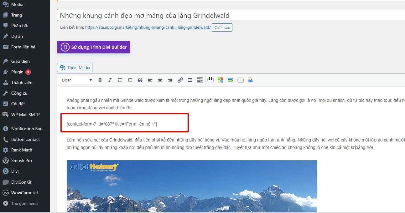 Hình ảnh Hướng Dẫn Cài Đặt Và Sử Dụng Contact Form 7 Trên WordPress 20 dan shortcode