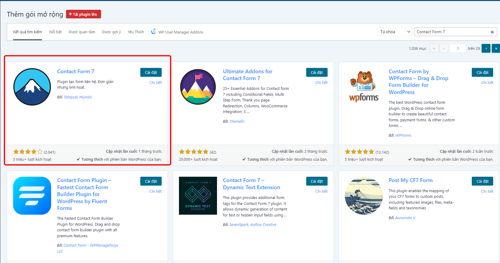 Hình ảnh Hướng Dẫn Cài Đặt Và Sử Dụng Contact Form 7 Trên WordPress 15 plugin contact form 7