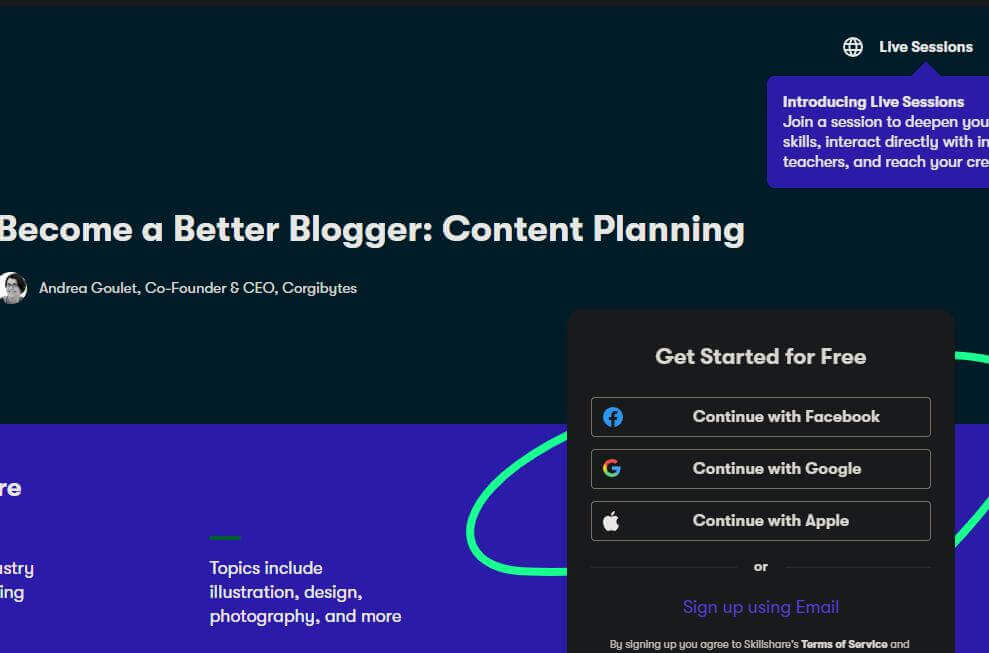 Hình ảnh Top 12 Khóa Học Content Marketing Miễn Phí Và Có Phí 24 Skillshare – Become a Better Blogger Content Planning