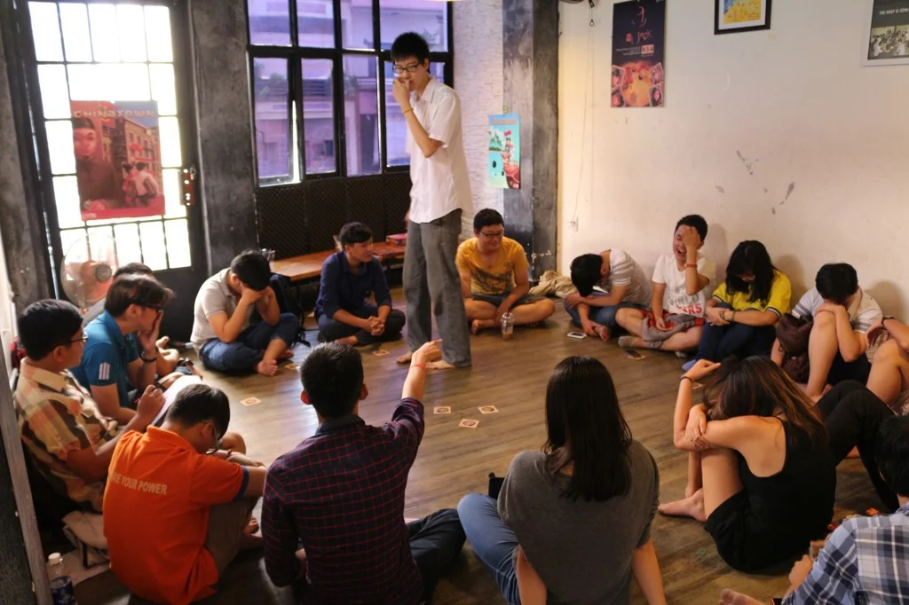 content tháng cô hồn gameshow nội bộ