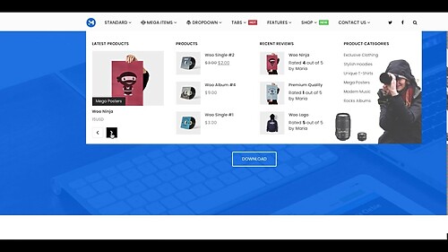 Max mega menu co dac diem gi