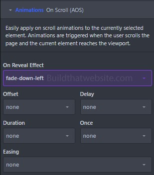 Scroll Animations