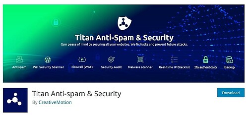 Titan anti spam