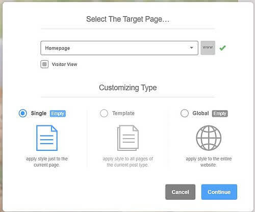 Hình ảnh YellowPencil - Plugin Chỉnh Sửa Kiểu CSS Cho Website WordPress 28 nhan vao Continue