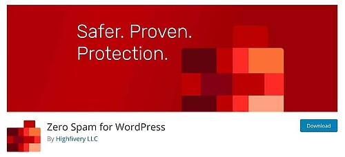 zero spam for WordPress