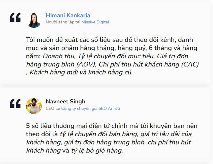 13 chi so quan trong voi website thuong mai dien tu