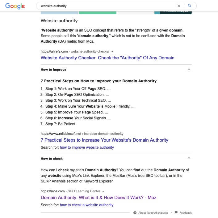 7 Loai Featured Snippets doan trich noi bat giup website noi bat tren Google 16