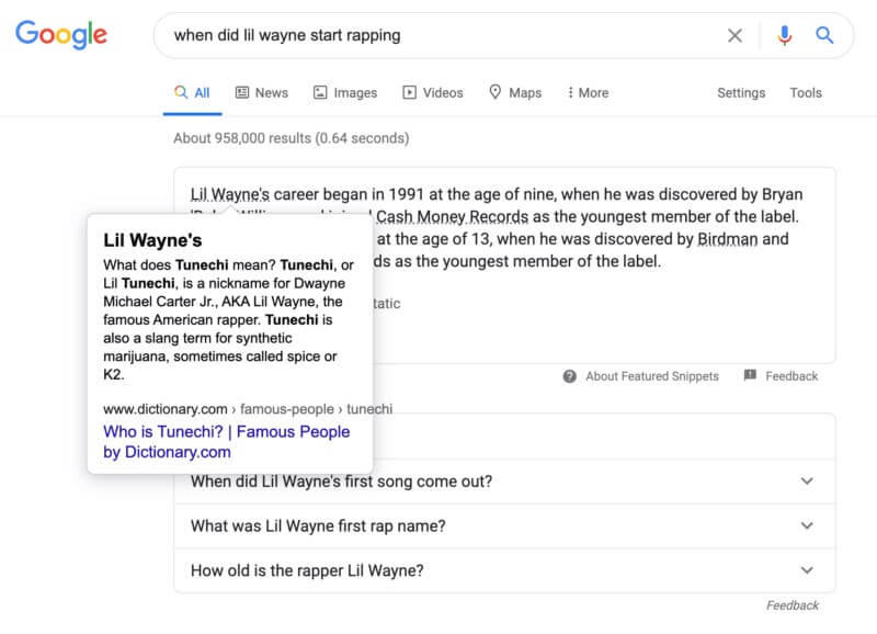 7 Loai Featured Snippets doan trich noi bat giup website noi bat tren Google 3