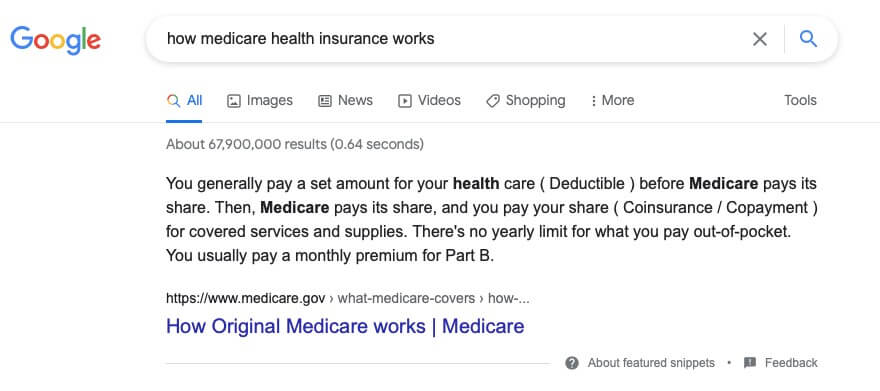 7 Loai Featured Snippets doan trich noi bat giup website noi bat tren Google 6