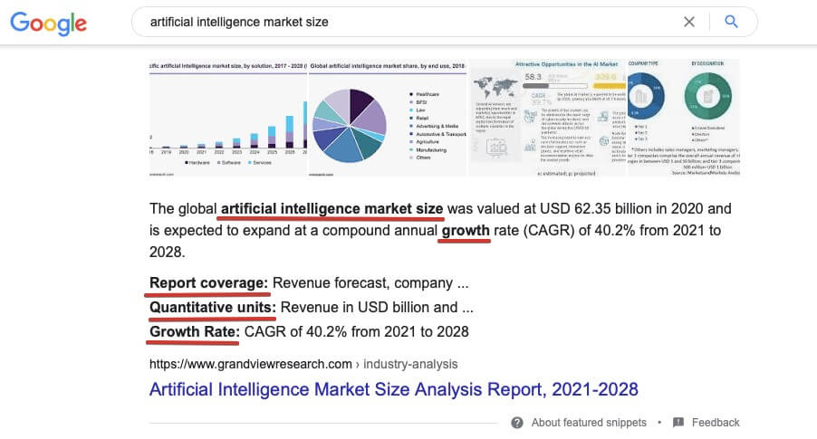 7 Loai Featured Snippets doan trich noi bat giup website noi bat tren Google 7