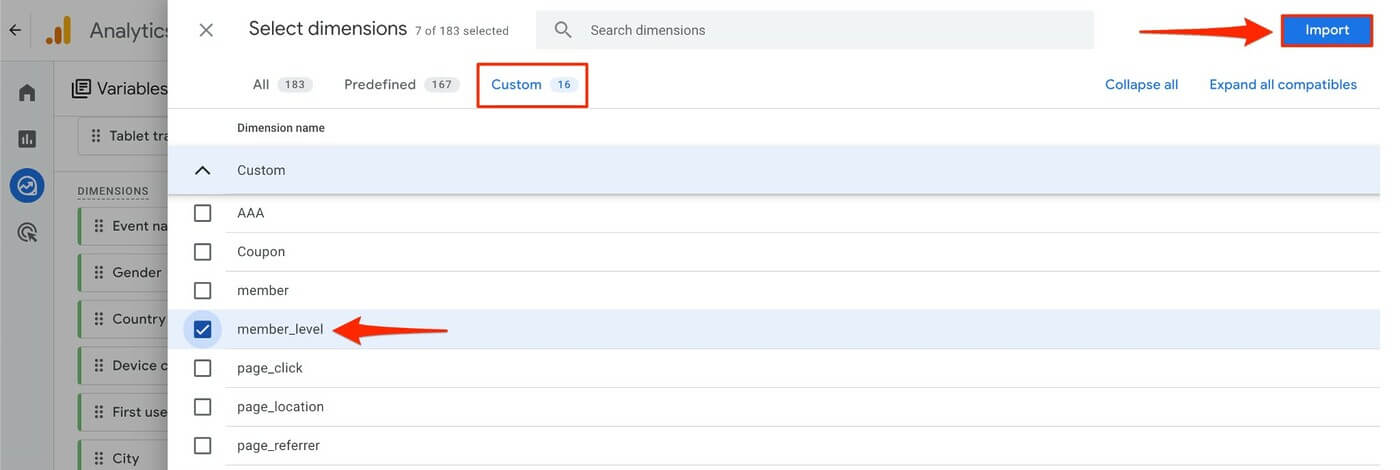 Hình ảnh Custom Dimension - Hướng Dẫn Cách Thiết Lập Trong Google Analytic 4 56 Huong Dan Thiet Lap Custom Dimension Trong Google Analytic 4 25