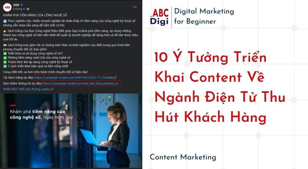 10 Y Tuong Trien Khai Content Ve Nganh Dien Tu Thu Hut Khach Hang