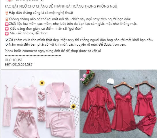 Hình ảnh 10 Mẫu Content Hay Về Đồ Bộ Ngủ Gợi Cảm Giúp Tăng Tỷ Lệ Chuyển Đổi 10 content do bo ngu 6