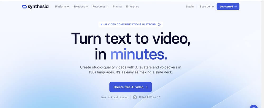 Hình ảnh Synthesia AI - Công Cụ Tạo Video Chất Lượng Cao Dễ Dàng 10 synthesia ai 4
