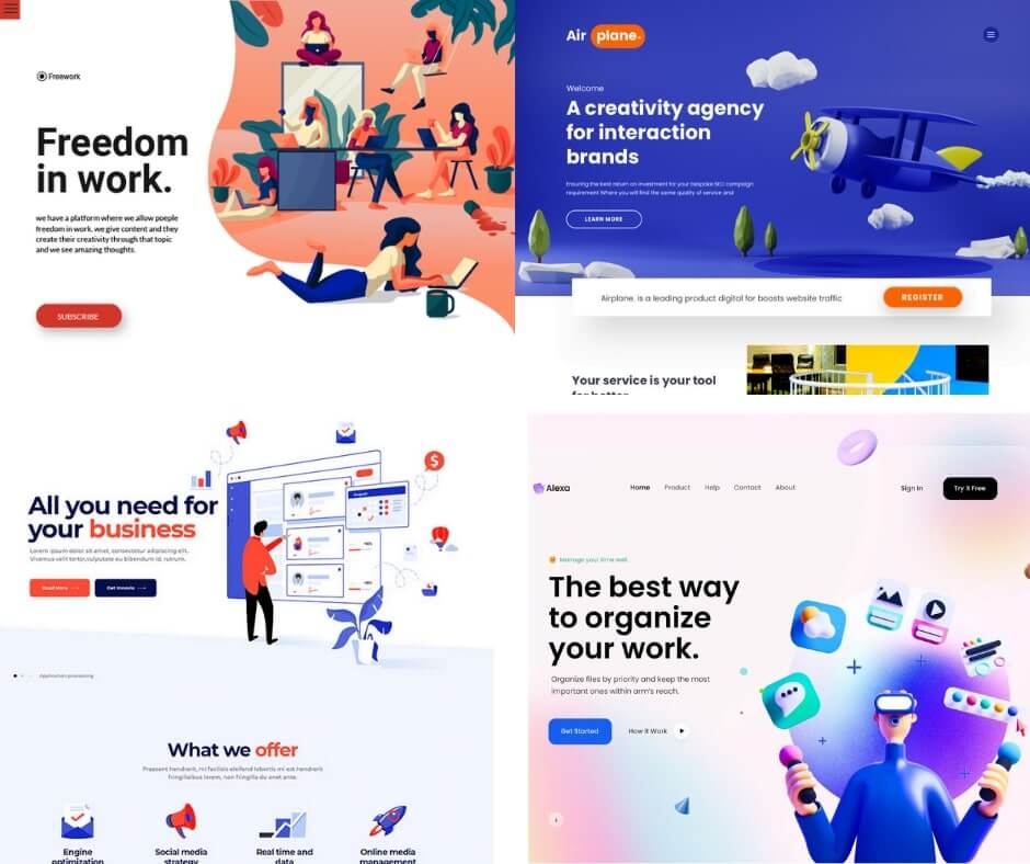 Hình ảnh Landing Page và Website - Sự Khác Biệt Và Tầm Quan Trọng Đối Với Doanh Nghiệp 19 landing page va website 1