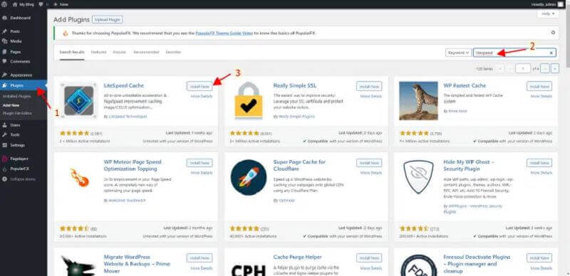 Hình ảnh LiteSpeed Cache Giúp Tăng Tốc Website Wordpress Cực Kì Hiệu Quả 15 LiteSpeed Cache 1