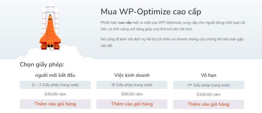 Hình ảnh WP-Optimize - Plugin Giúp Tối Ưu Website Tăng Tốc Độ Load Web 2 WP OPtimize
