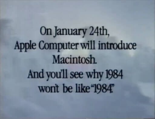 quang cao 1984 apple 2