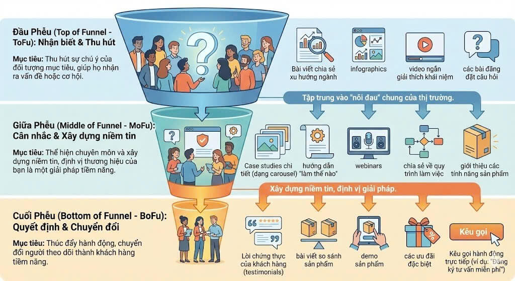 Hình ảnh LinkedIn Cho Doanh Nghiệp B2B: Toàn Tập Về Xây Dựng Trang & Thu Hút Khách Hàng 3 content marketing tren linkedin 3