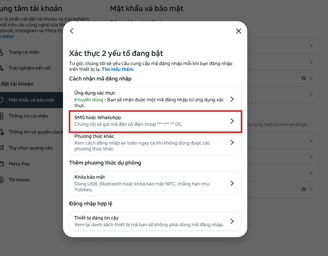 huong dan cai dat bao mat 2 lop facebook 2fa toan dien an toan 4