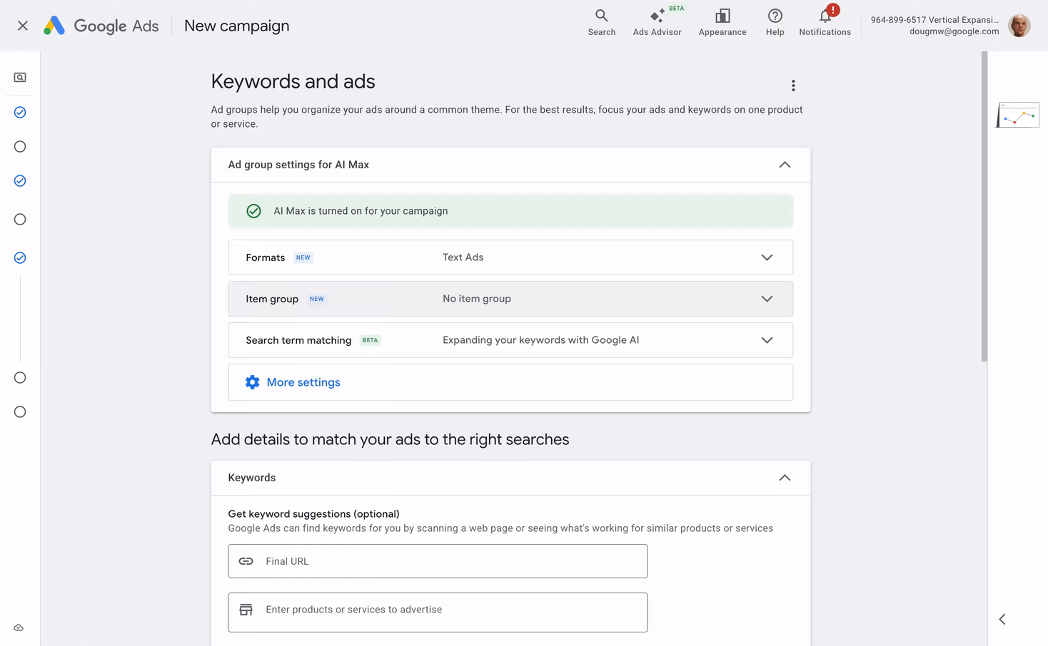 google mo rong search campaigns for travel sang things to do va events