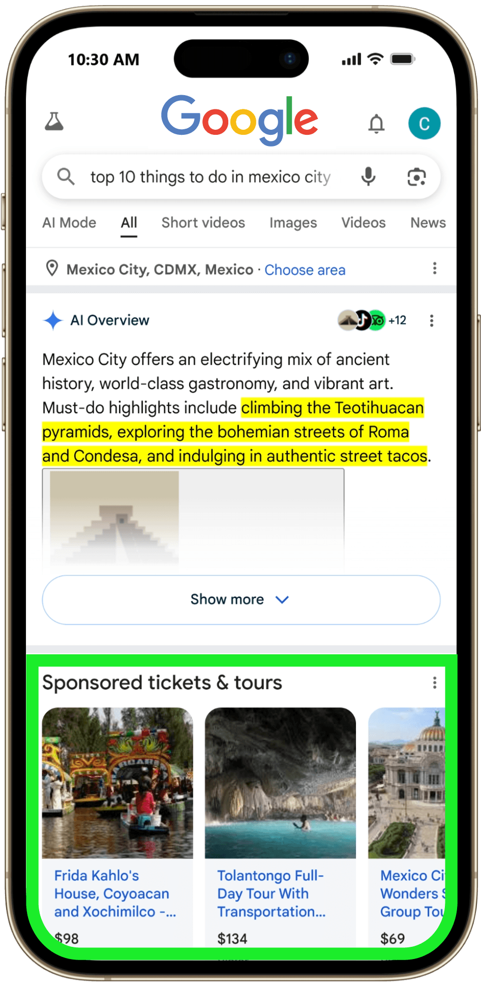 google mo rong search campaigns for travel sang things to do va events