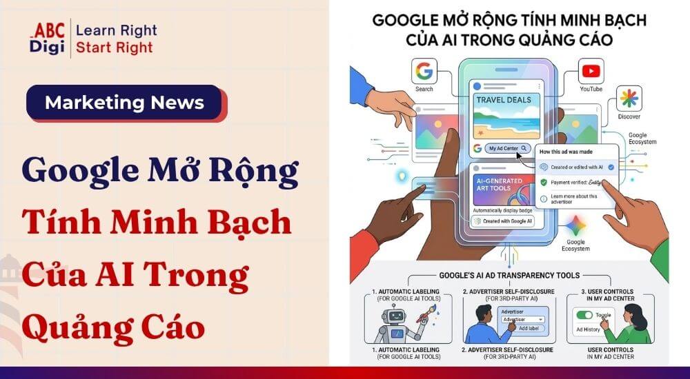 Google Mở Rộng Tính Minh Bạch Của AI Trong Quảng Cáo