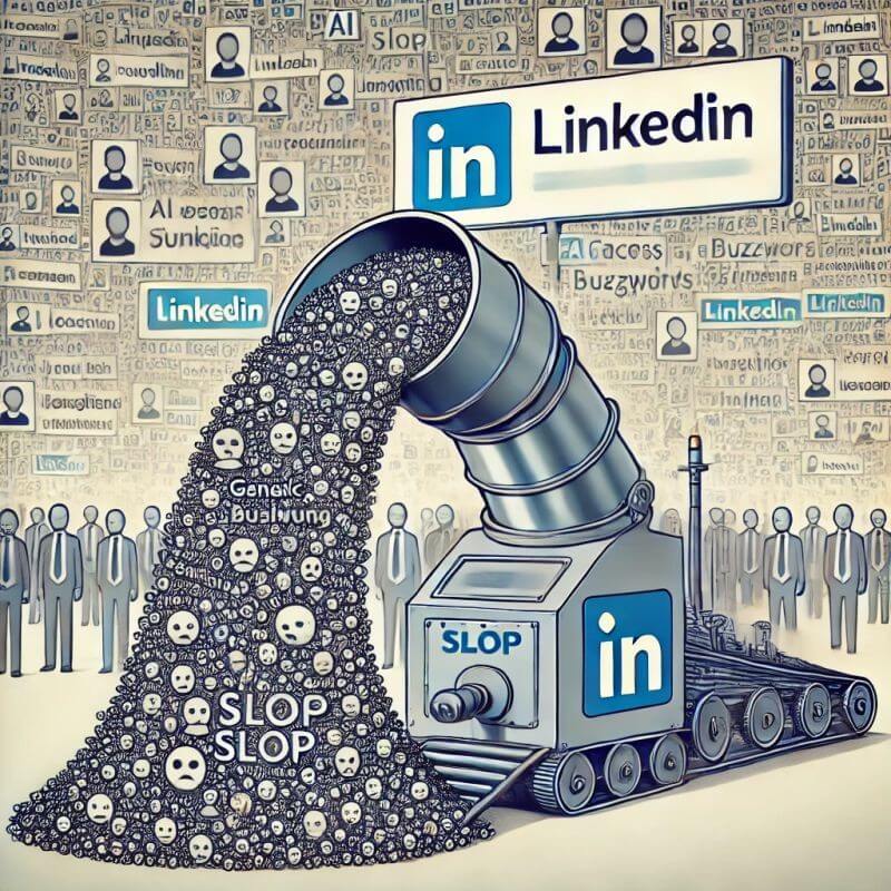 linkedin sap cho phep bao cao noi dung ai kem chat luong
