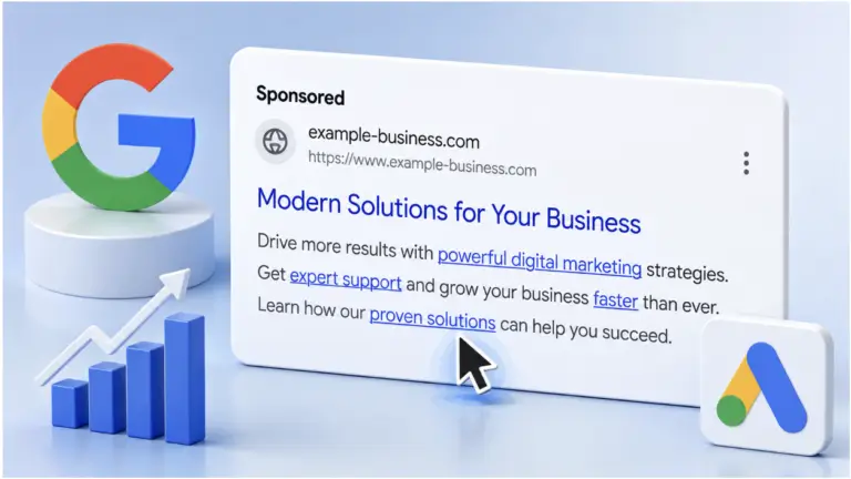 Hình ảnh Google Thử Nghiệm Link Có Thể Bấm Trong Mô Tả Search Ads 3 screenshot 2026 08 05 at 11.16.33 768x432 1